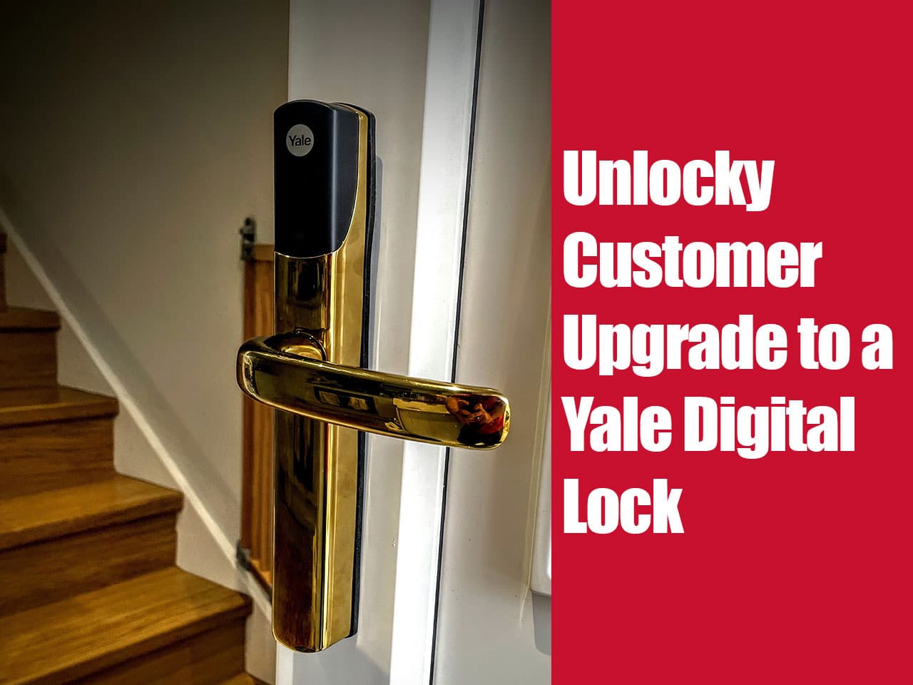 Unlocky Locksmith Customer Upgrade to a Yale Digital Lock